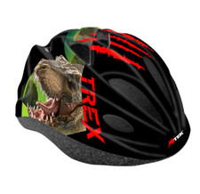 Casco Bambino "T-REX" Rosso - Taglia 52/56cm S-M