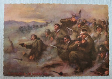 CARTOLINA FASCISMO TAFURI TIMBRO EGEO 20C RODI 10 REGG FANTERIA REGINA  BOERI