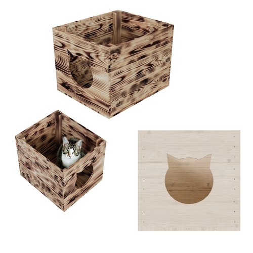 Qls casetta per gatti - casetta,