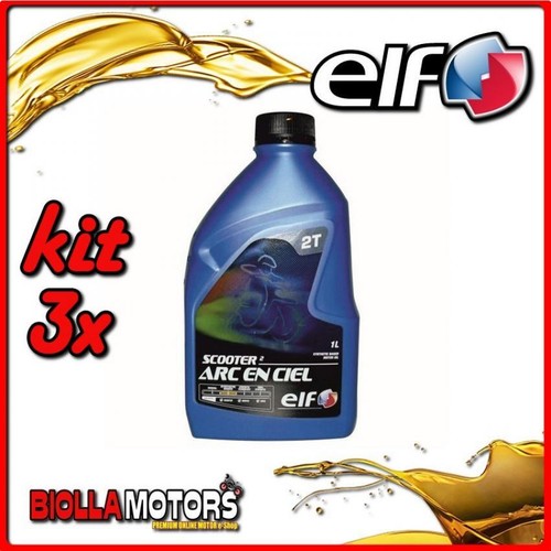 Kit litro olio elf scooter - kit,