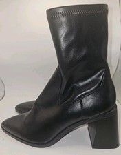 ZARA Block Heel Ankle Boots