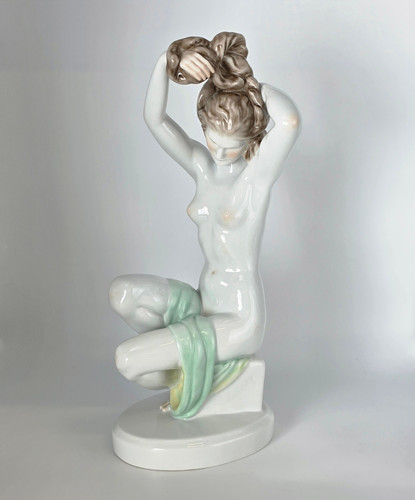 Herend 5706 art deco nudo - art,