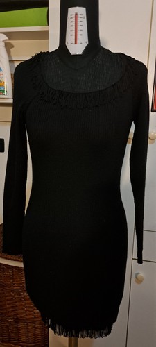 Abito stefanel tubino nero - stefanel, con