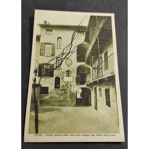 Cartolina ovada cortile - ovada,