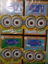 LOTTO STOCK 4 DVD Peppa Pig  Collezione DVD NUOVI SIGILLATI 43 PUNTATE occhiali