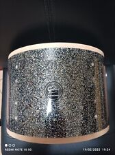 Tom Gretsch 12"x8"Black Galaxy Sparcle, fusto tamburo musicale