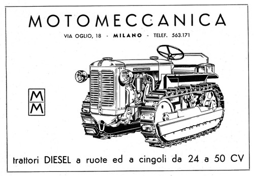 Pubblicita 1954 trattore - 1954,