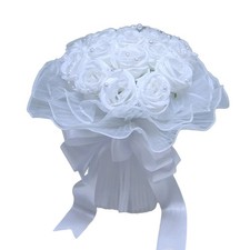 Bouquet da sposa con rete di