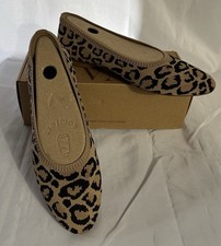 Scarpe ballerine slip on Vivaia Tamia 2.0 marrone/nero stampa leopardata donna 8,5