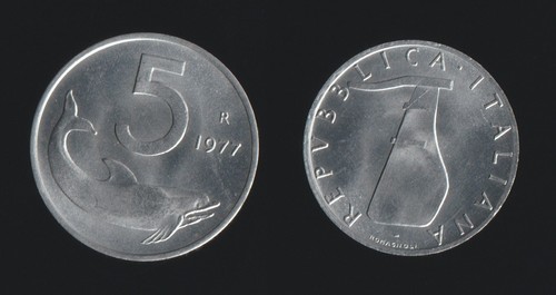 Lire 1977 delfino - lire, e