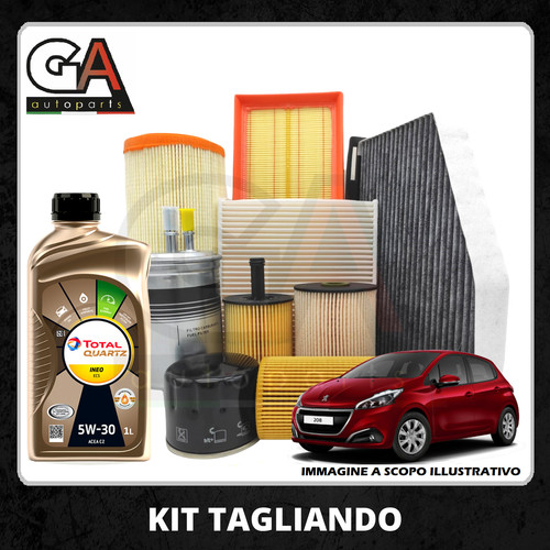 Kit tagliando peugeot 208 - kit, 1.4