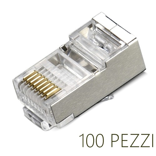 Connettore schermato plug - plug, rj45