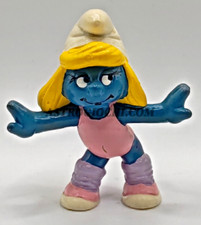 SMURF PUFFETTA AEROBICA 20183 SCHLEICH PEYO VINTAGE 1984 PUFFI HONG KONG