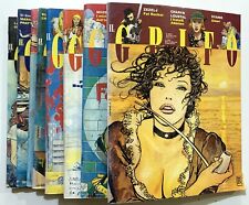 RIVISTA FUMETTI LOTTO IL GRIFO ANNO 1 N.1-8 SEQUENZA 1991 CON INSERTI