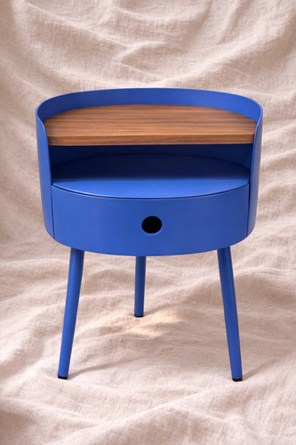 Comodino art decò - decò, metallo
