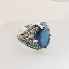 Anello uomo retrò punk