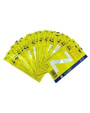 Applicazione Lettera Iniziali Termoadesiva Bianco Pvc Alta Cm 7 352-B