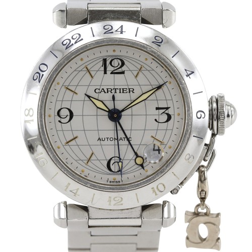 Cartier pasha meridian gmt - pasha, c