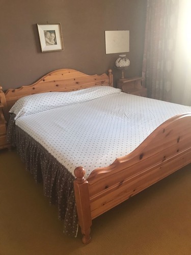 Letto matrimoniale legno di - matrimoniale, in