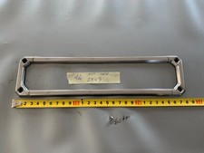 Cornice targa anteriore inox 28x7 Fiat auto d'epoca universale