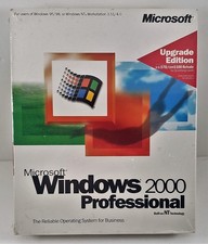 Microsoft Windows 2000 Professional (Upgrade Edition) sigillato nella scatola