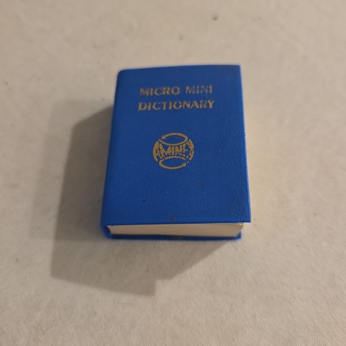 Micro mini dictionary - micro,