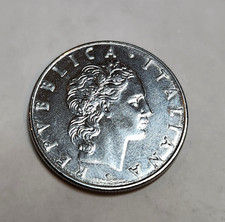 1977 Italy 50 Lire Coin