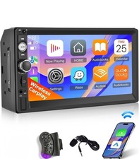 Autoradio 2 Din Wireless CarPlay Radio Schermo 7 Pollici Stereo Auto Bluetooth 
