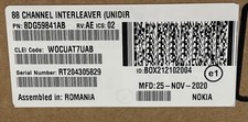NOKIA 88 CHANNEL INTERLEAVER