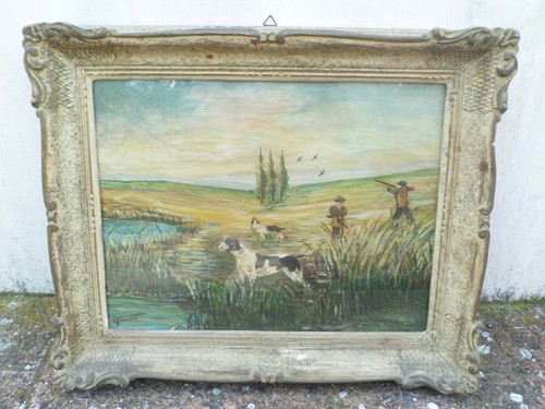 Vecchio quadro incorniciato - quadro,