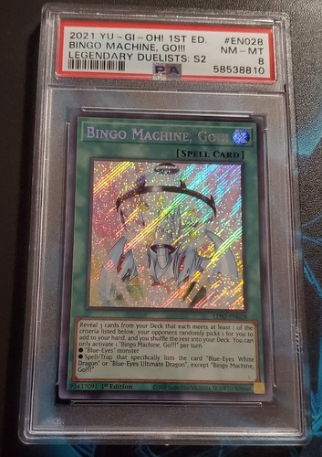 Yugioh psa nm m bingo - -,