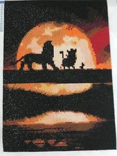 Diamond painting "Re Leone" Disney COMPLETATO 30x40cm