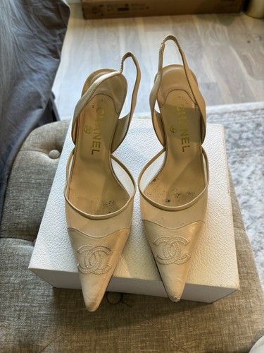 Chanel tacchi punta pelle - tacchi,