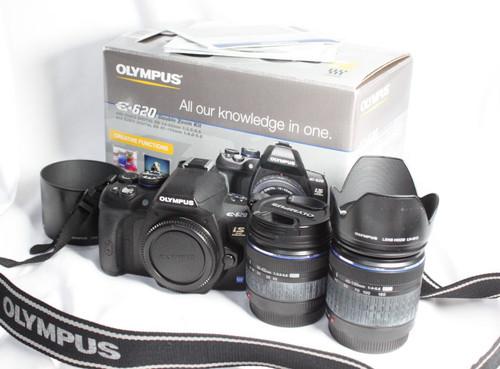 Olympus e620 con obiettivi