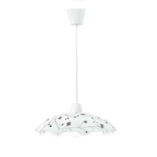 LAMPADARIO SOSPENSIONE IN VETRO DIAMETRO 42 CM 1XE27 ROOT FAN EUROPE