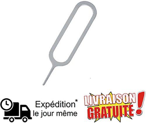 Outil retrait carte sim métal - outil,