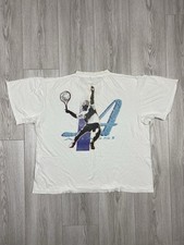 Maglia Vintage Nike Anni 90 Andre Agassi Tennis Sportwear Player Rara Anni 90 L-XL