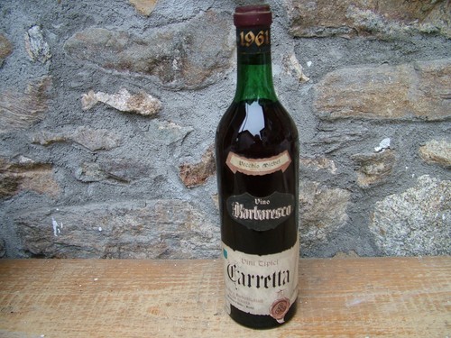 Vino barbaresco 1961 carretta - barbaresco,