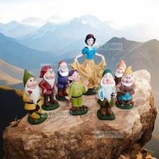 Biancaneve 7 Nani Gnomi Statue
