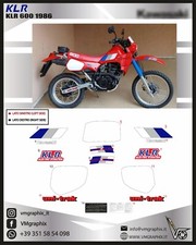 KLR 600 1984 al 1987 ADESIVI