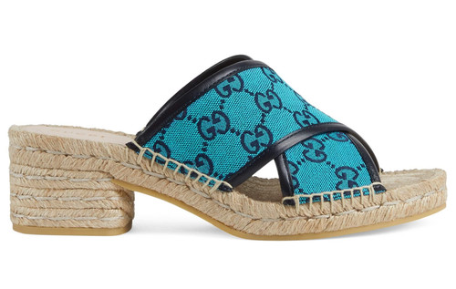 Nib gucci blue - gucci, canvas