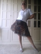 Gonna leggera Hybris 100% seta