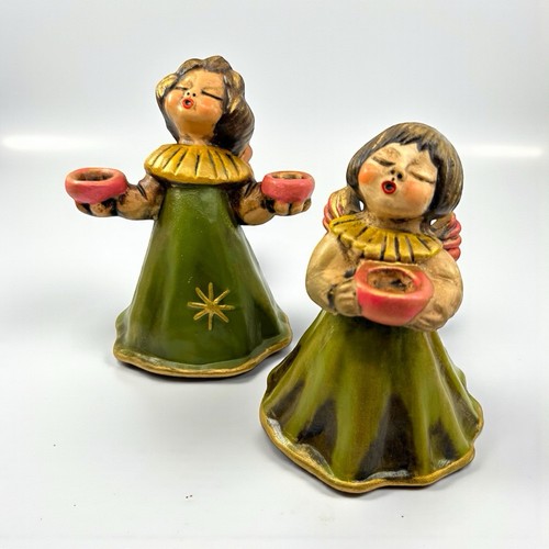 Deux anges bougeoirs - anges,