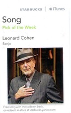 LEONARD COHEN STARBUCKS iTunes