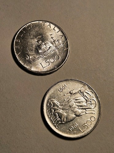 Lotto monete 500 lire - lotto,