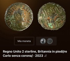 Moneta antica regno unito - moneta,