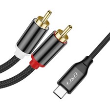 1 m Cavo Audio USB C a 2 RCA