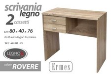 SCRIVANIA MODERNA 2 CASSETTI