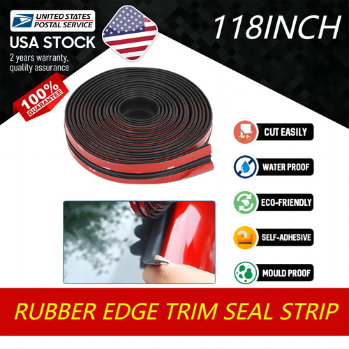 Black 8ft shape rubber - black, 9.8ft