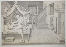 Enea VICO - Tarquin et Lucrèce - Gravure au burin d'après RAPHAËL - 